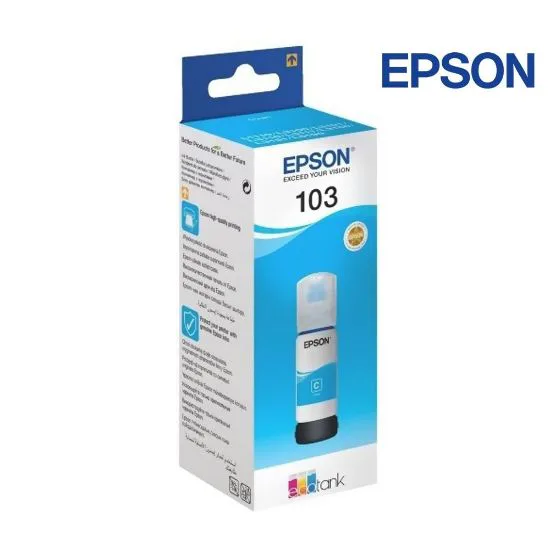 Epson 103 Ecotank Cyan Ink view 9