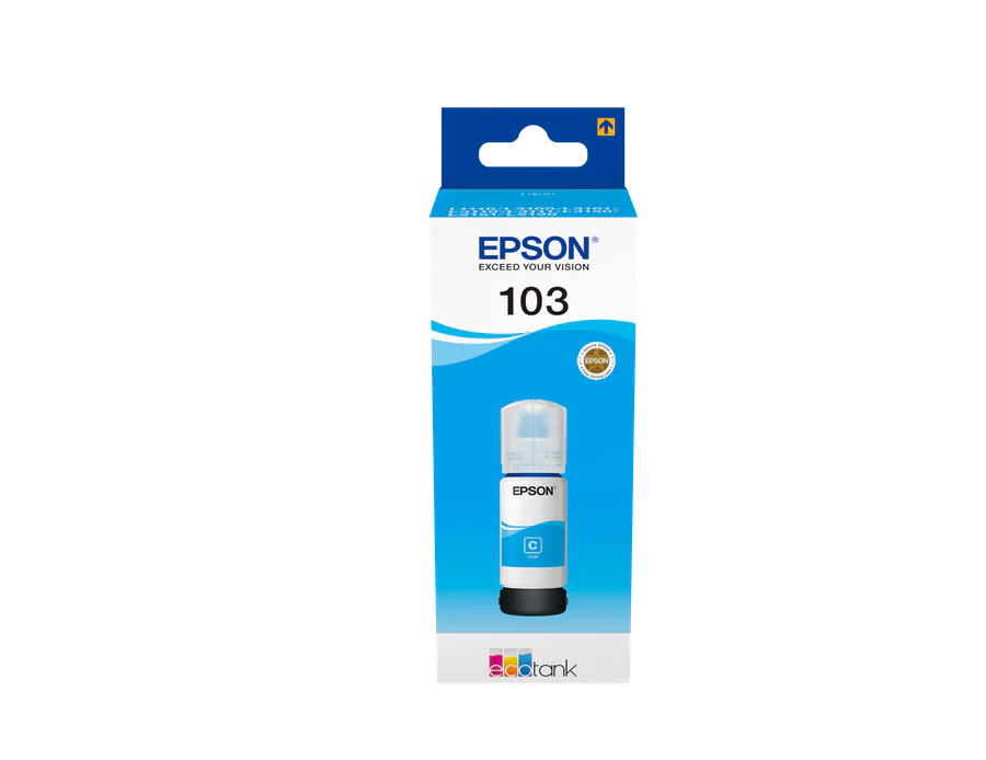 Epson 103 Ecotank Cyan Ink view 2