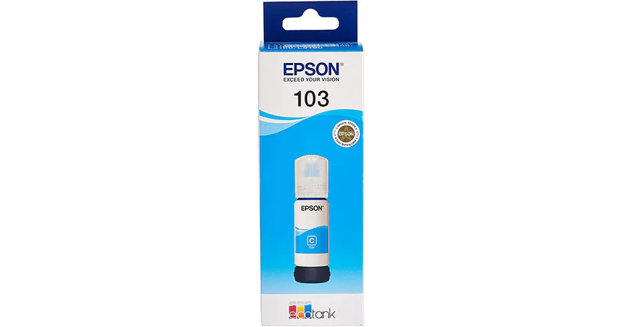 Epson 103 Ecotank Cyan Ink view 6
