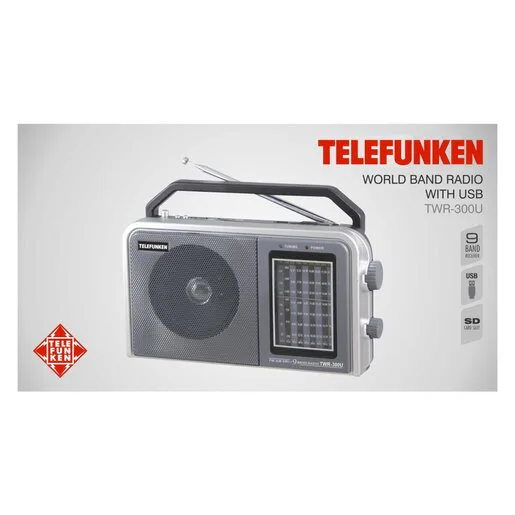 Telefunken Twr-300u World Band Radio view 2