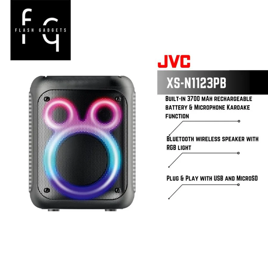 Jvc Xs-N1123pb 4" Midi Party Speaker view 6