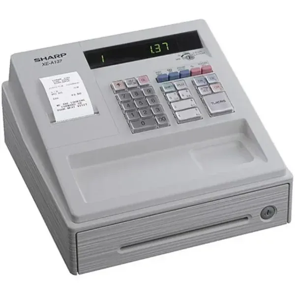 Sharp Xe-A137-Wh Cash Register view 3
