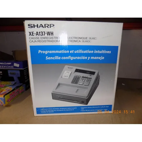 Sharp Xe-A137-Wh Cash Register view 6