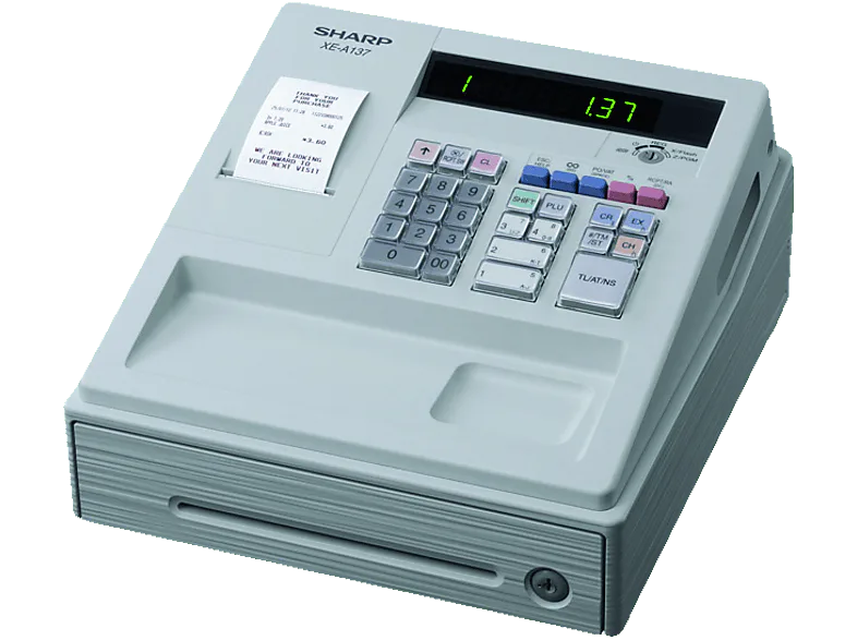 Sharp Xe-A137-Wh Cash Register view 8