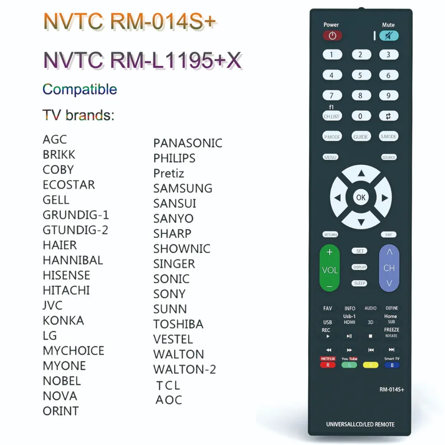 Universal Rm-014s+ Remote view 4