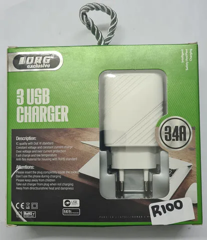 Org Org-10mr44 3usb Charger
