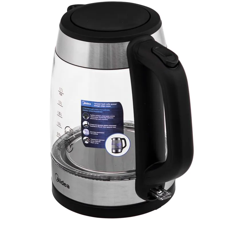 Midea Mk-17g03a2 Electric 1.7l 2200w Glass Kettle view 10