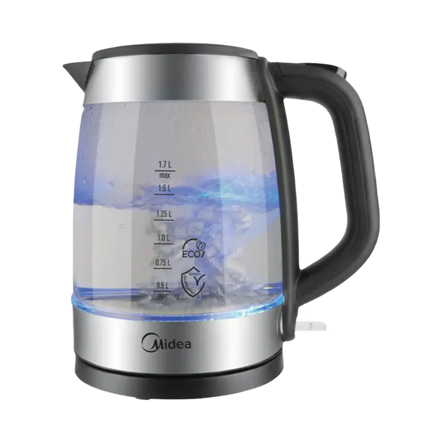 Midea Mk-17g03a2 Electric 1.7l 2200w Glass Kettle view 3