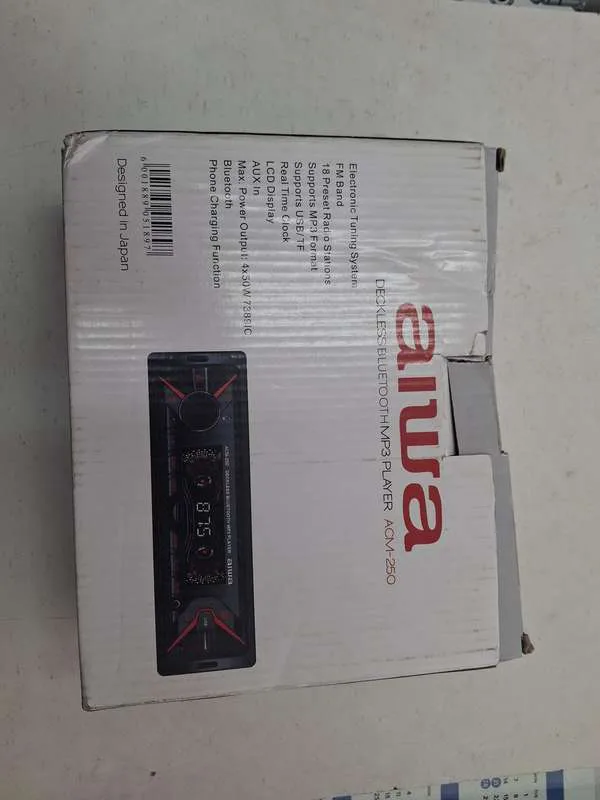 Aiwa Acm-250 USB/Mps Radio view 2