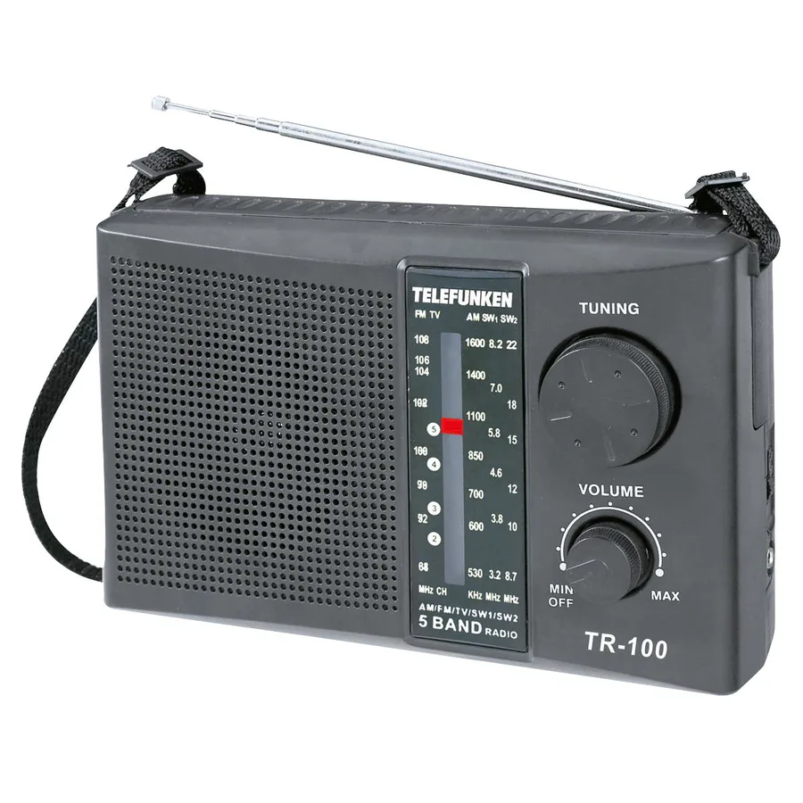 Telefunken Tr-100 4 Band Portable Radio