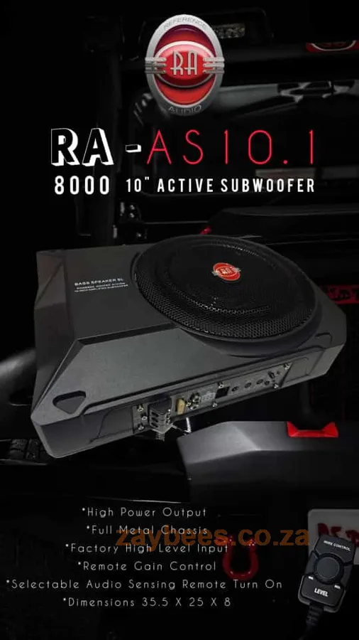 Ra Ra-As10.1 10"  Active Flat Sub view 4