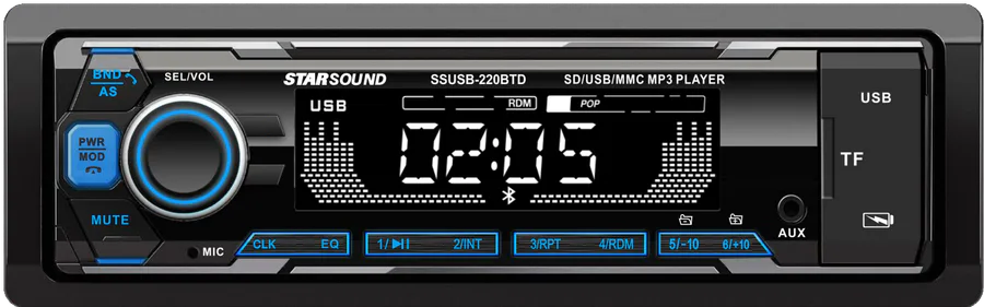Starsound Ssusb-220btd USB BT Mp3 Radio