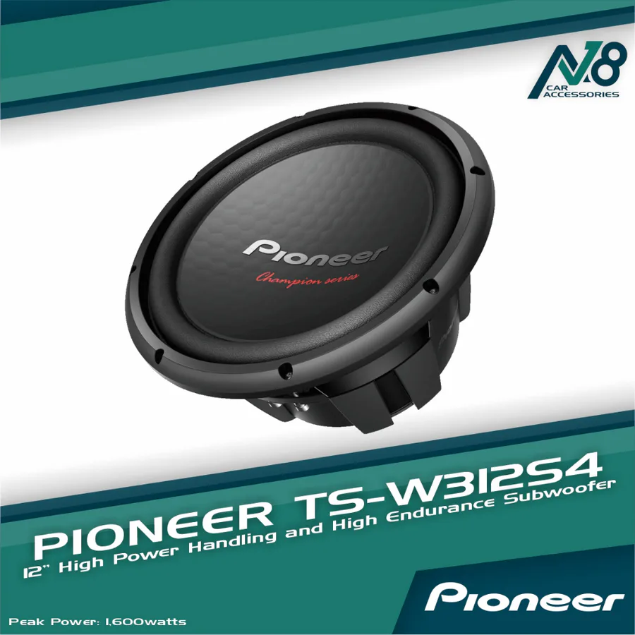 Pioneer Ts-W312s4 12" 1600w  Subwoofer view 4