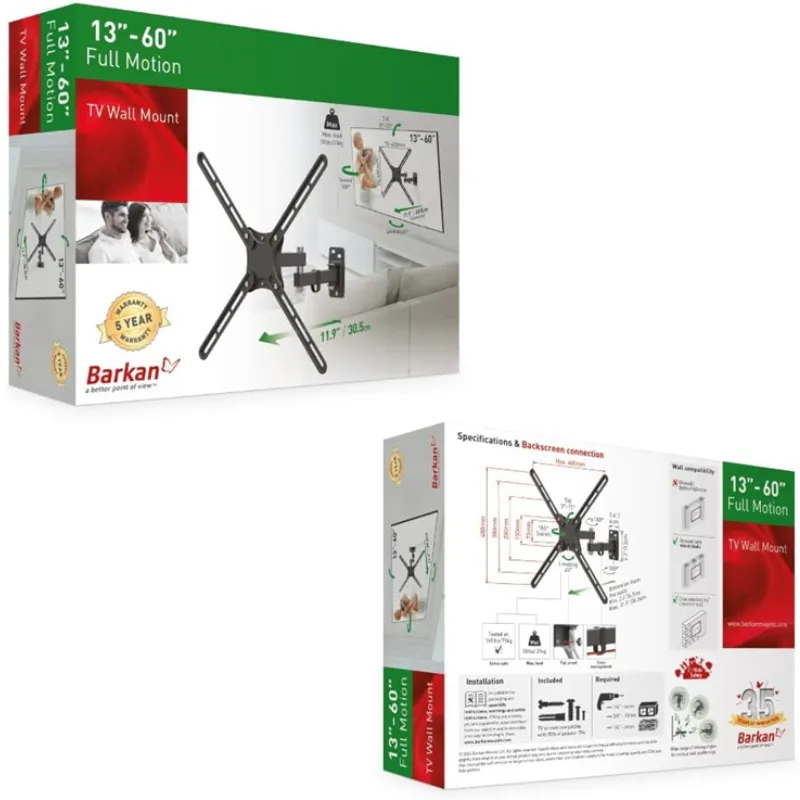 Barkan E3423 13"-60" Full Motion Bracket