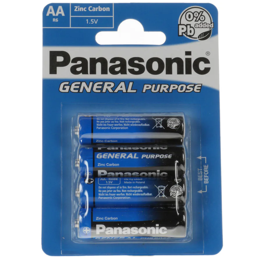 Panasonic Aa R6be/4bp Battery view 3