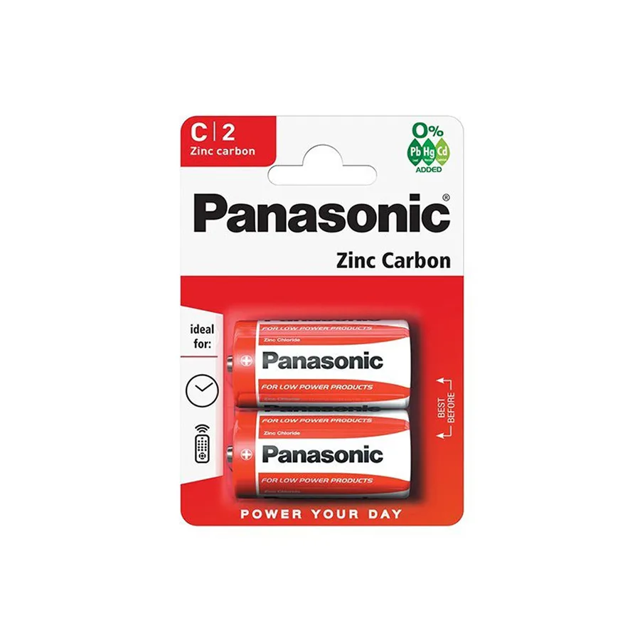 Panasonic C 2p Zinc Carbon Battery view 3