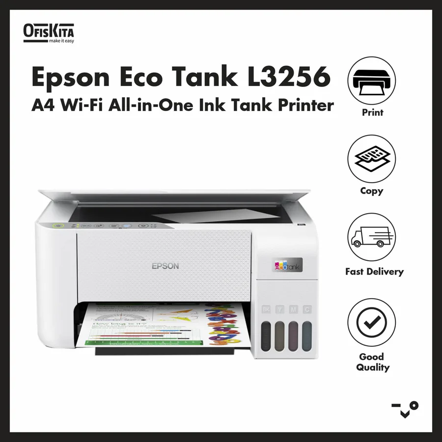 Epson L3256 3in1 Print,Scan,Copy Wifi Printer view 6