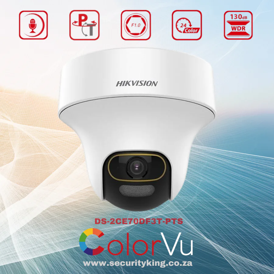 Hikvision 2mp Audio + Light Colorvu Camera view 5