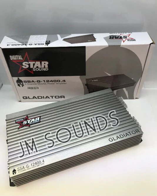 Starsound Ssa-G-12400.4 4ch 100rms Amp view 2