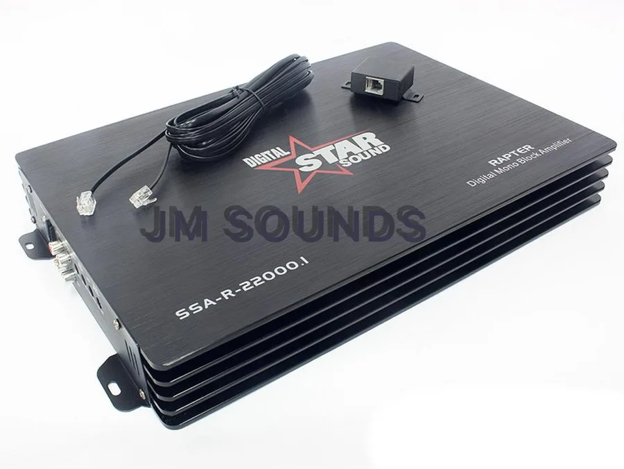 Starsound Ssa-R-22000.1 1ch 1770w Monoblock Amp