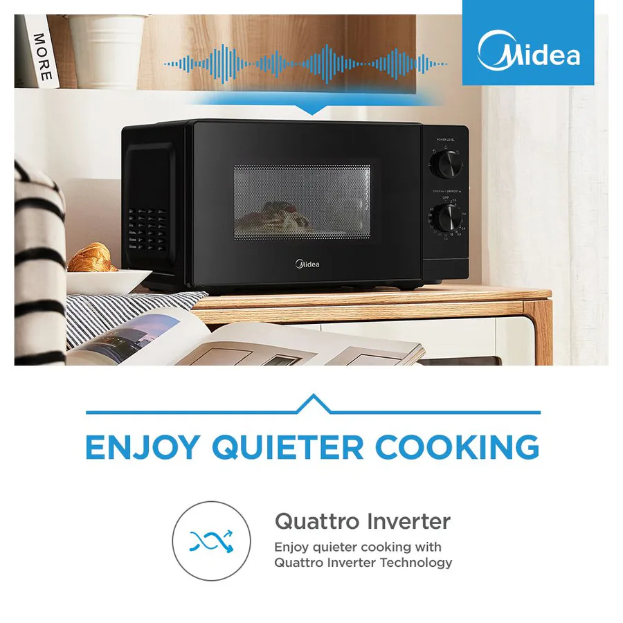 Midea Mm20-Black 20l Inverter Manual Microwave view 2