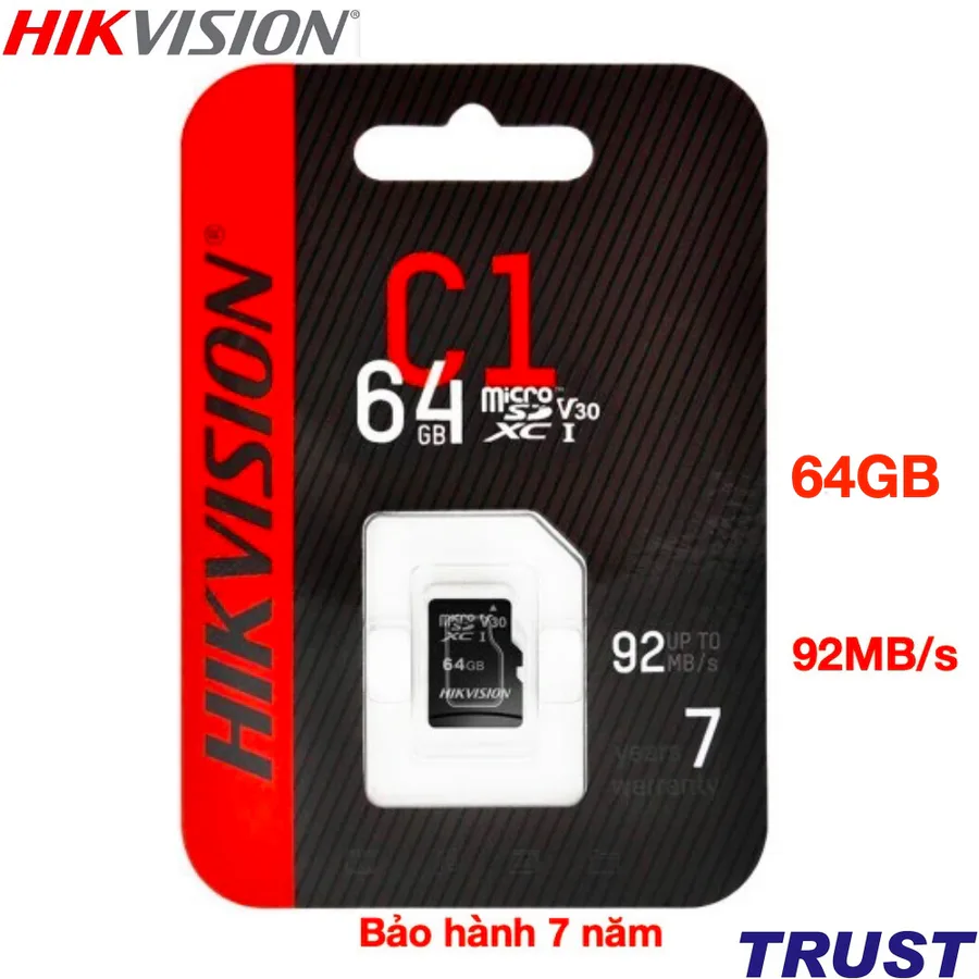 Hikvision 64gb Micro Sd + Adapter view 9