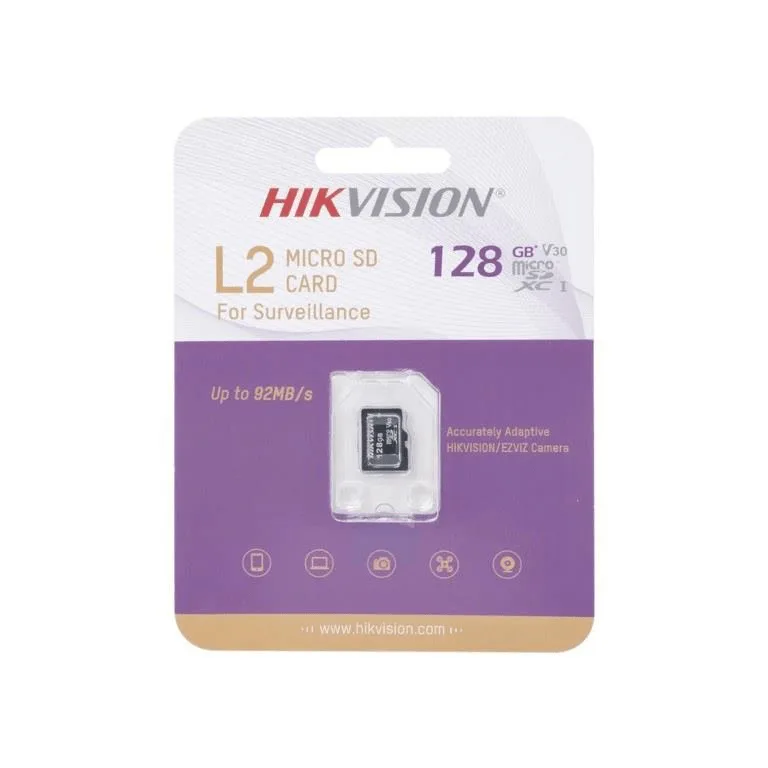 Hikvision 128gb Micro Sd + Adapter
