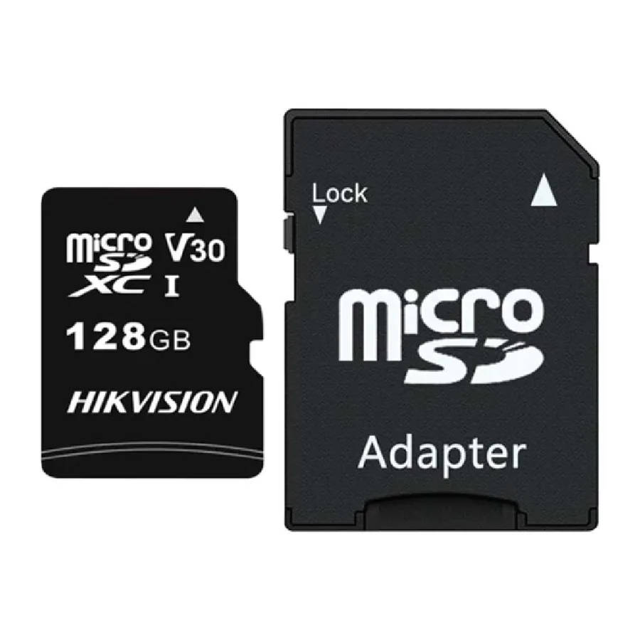 Hikvision 128gb Micro Sd + Adapter view 5