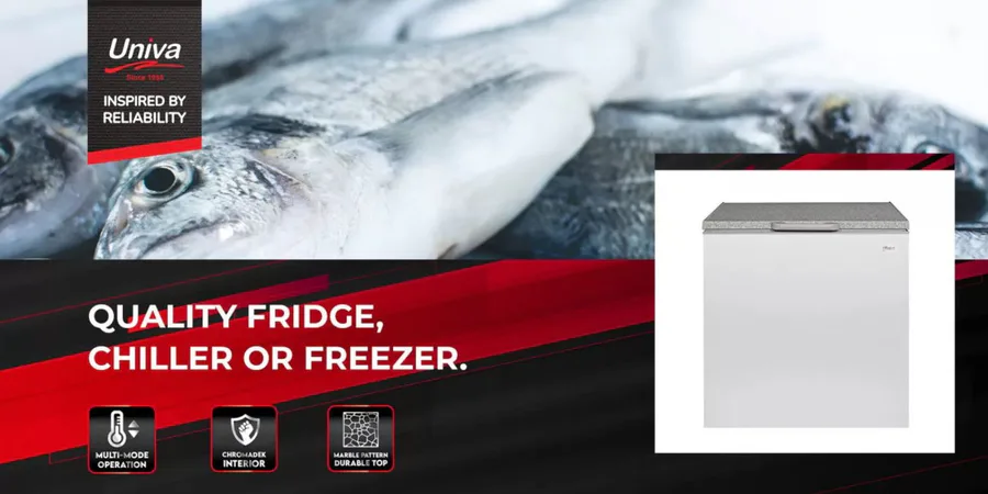 Univa Uc210w 199l White Chest Freezer view 2