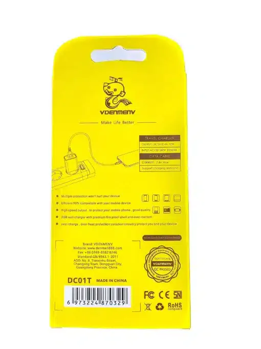 Vdenmenv Dc01 2.4a USB Charger view 2