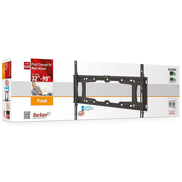 Barkan Brae400b LED/Lcd Fixed Wall Mount 100"