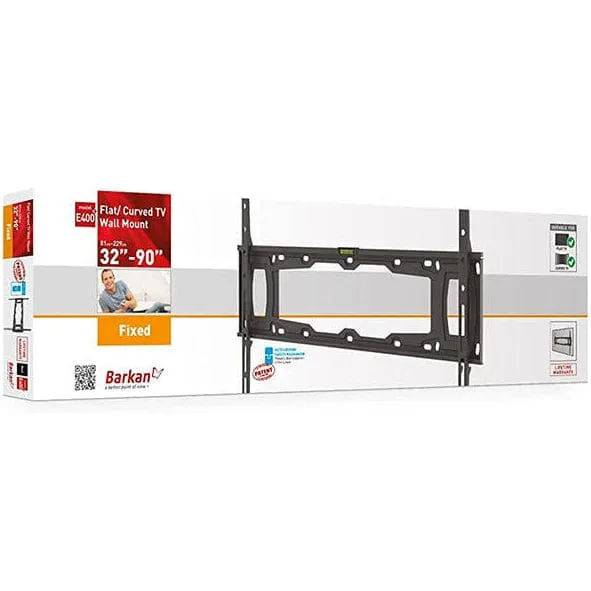 Barkan Brae400b LED/Lcd Fixed Wall Mount 100" view 2