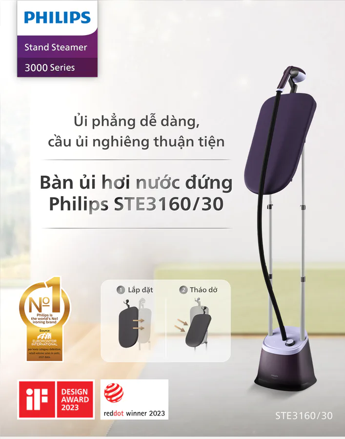 Philips Ste3160/30 Stand Steamer 3000 Series view 5