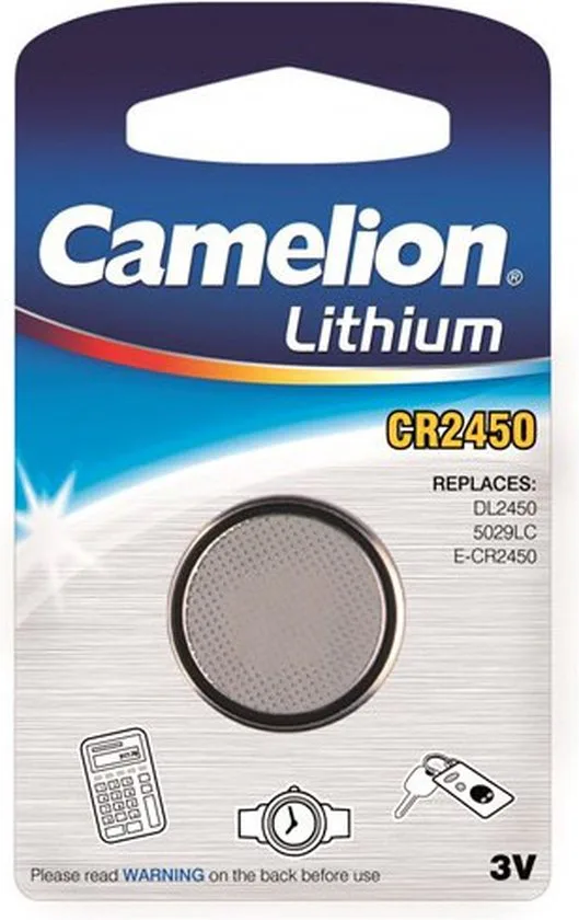 Camelion Cr2450 Lithium Coin Battery view 2
