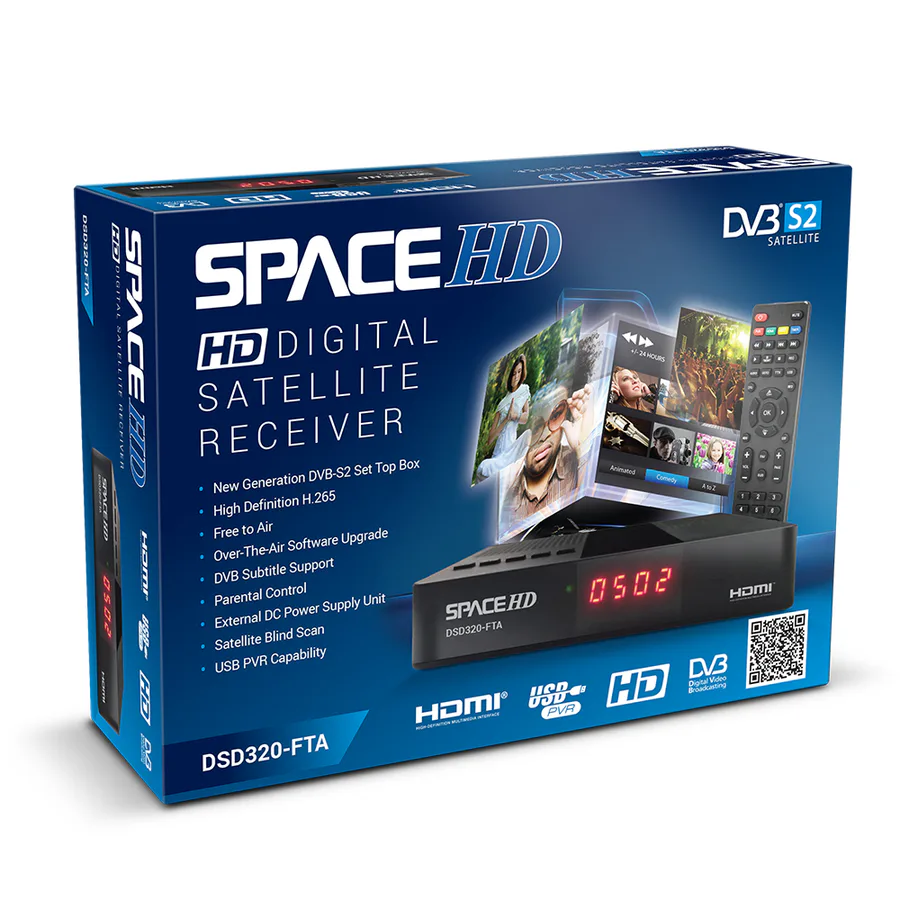 Space Dsd320-Fta HD Digital Satellite Receiver