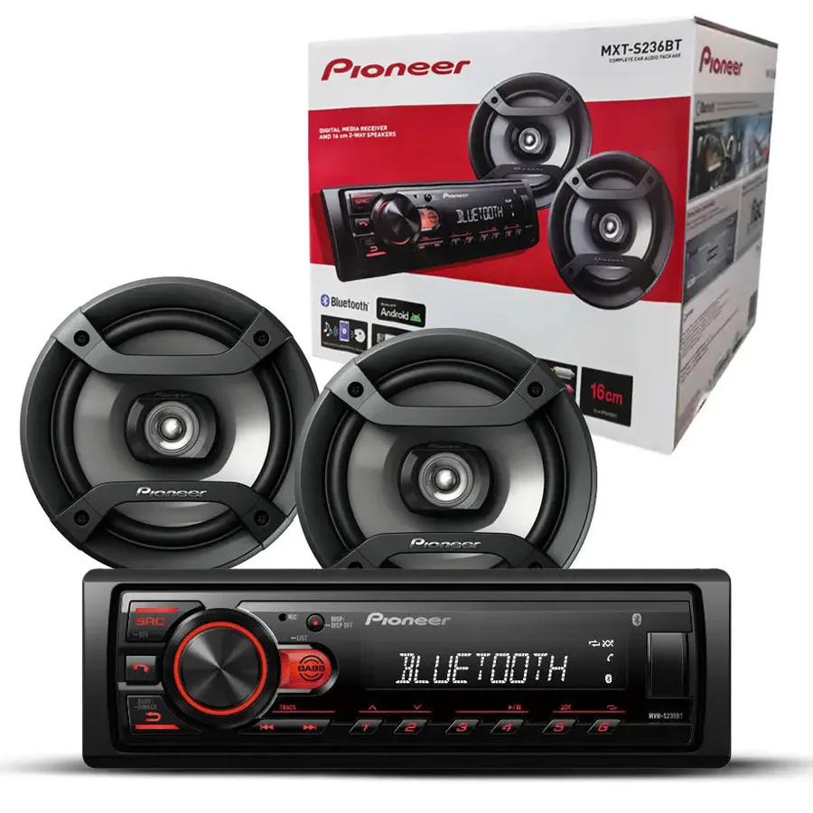Pioneer Mxt-S236bt Combo Mixtrax view 3