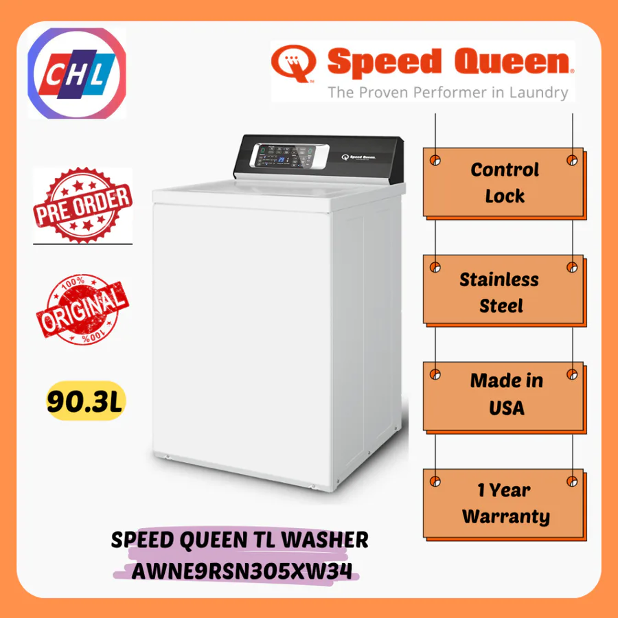 Speed Queen Adee8rgs 10.5kg Elec Dryer view 3
