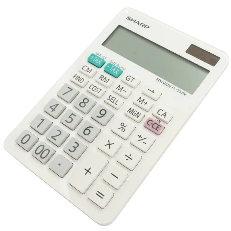 Sharp El334 12d Calculator view 2