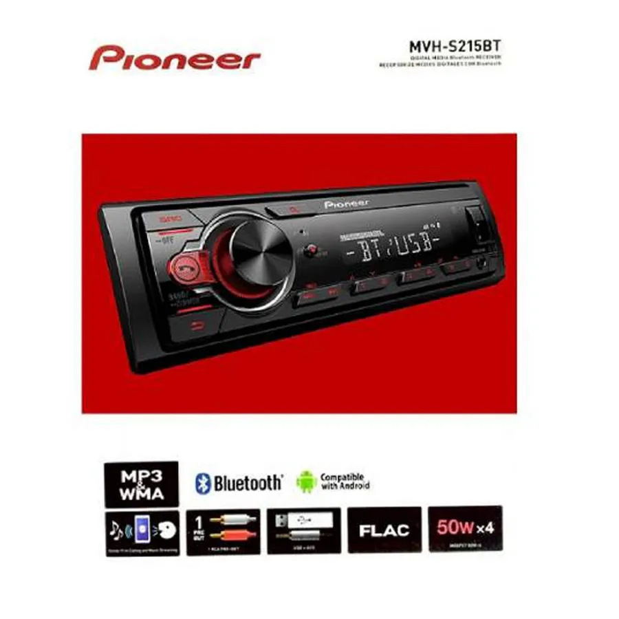Pioneer Mvh-S215bt Car Radio view 6