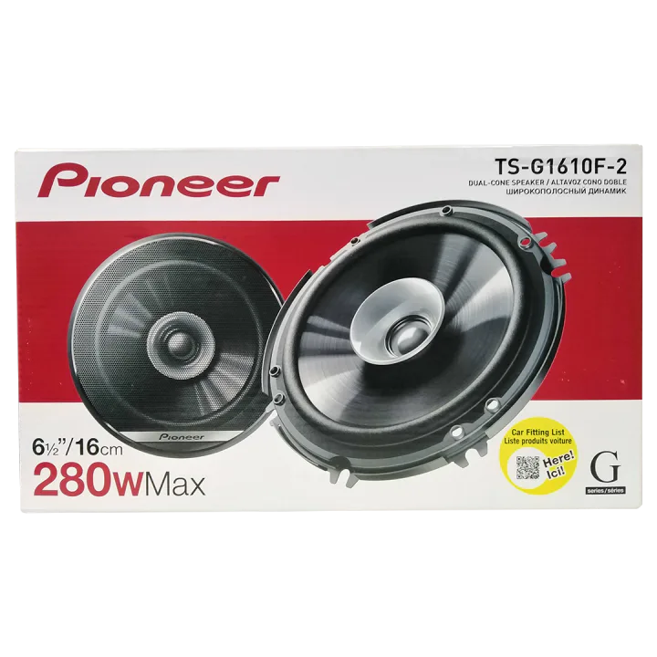 Pioneer Ts-G1610f-2  280w 6.5" Speaker