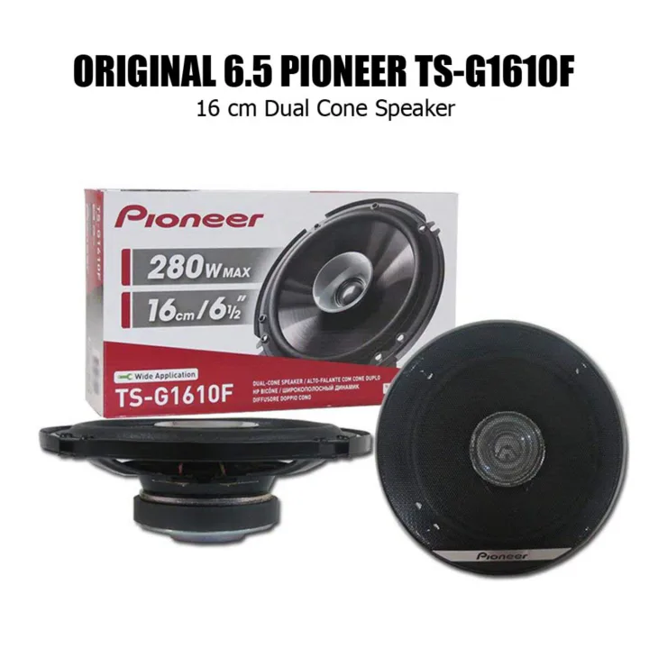 Pioneer Ts-G1610f-2  280w 6.5" Speaker view 3