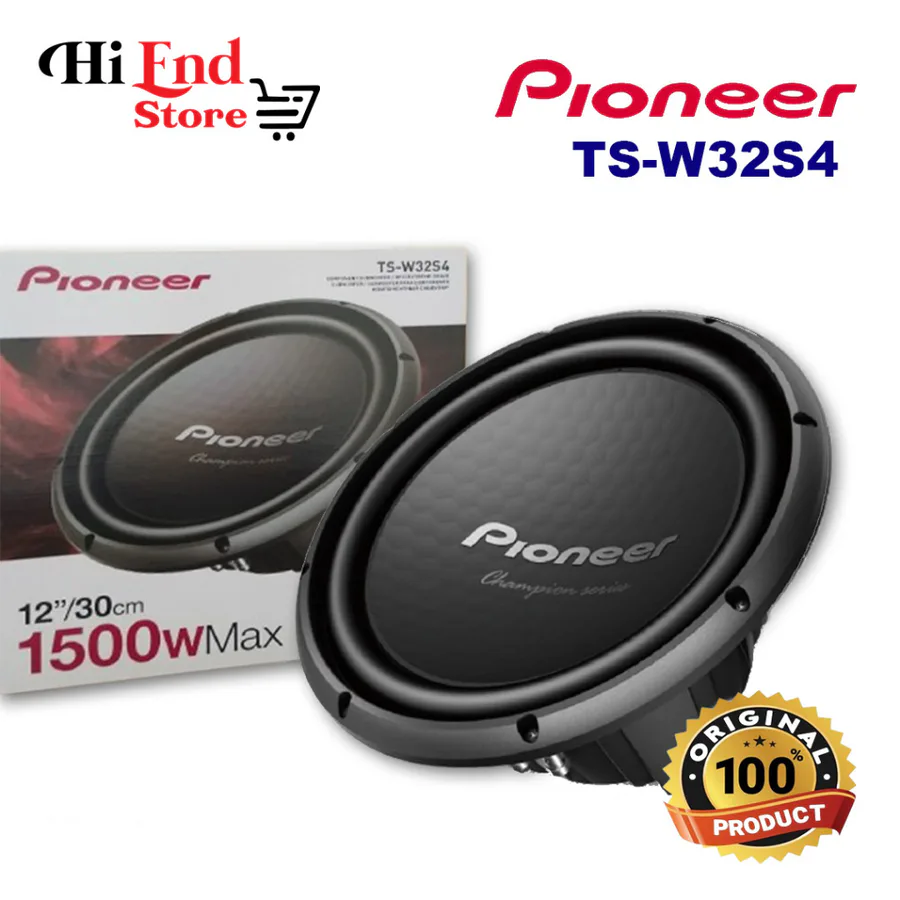 Pioneer Ts-W32s4 1500w 12"Svc 4 Ohm 12" Sub view 7