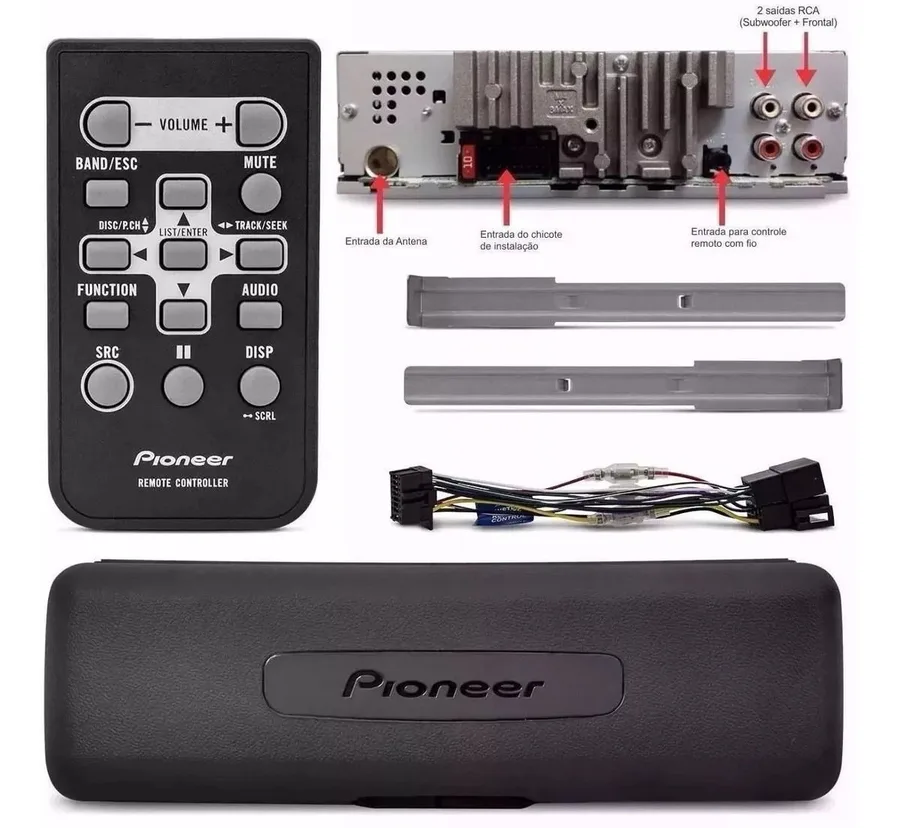 Pioneer Deh-S1150ub Frontloader Radio