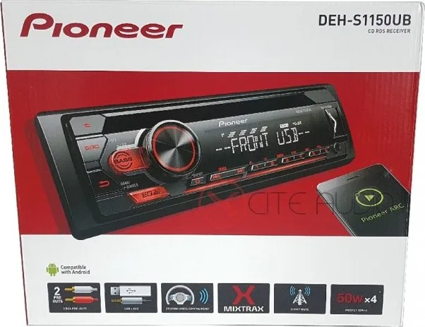 Pioneer Deh-S1150ub Frontloader Radio view 5