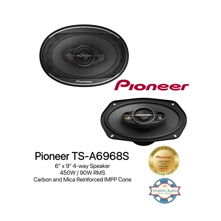 Pioneer Ts-A6968s 6"X9" 450w 4 Way Speaker view 6