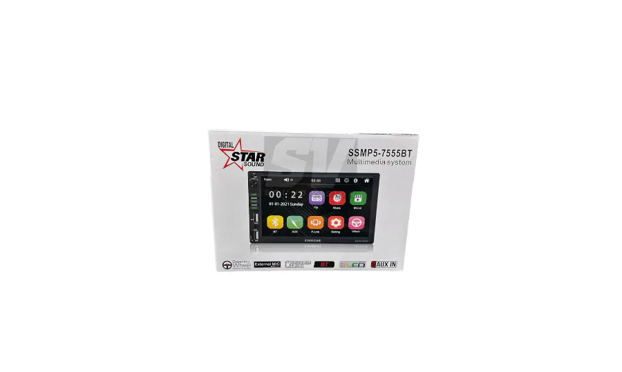 Starsound Ssmp5-7555bt 7" Mp5 Radio