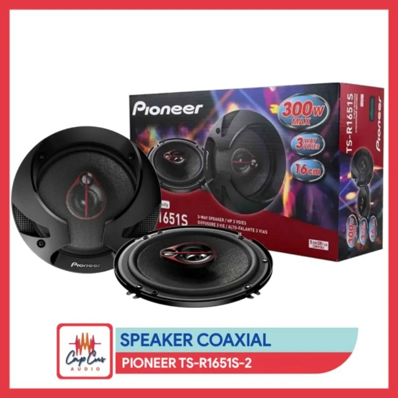 Pioneer Ts-R1651s-2 6" 300w 3 Way Speaker view 3