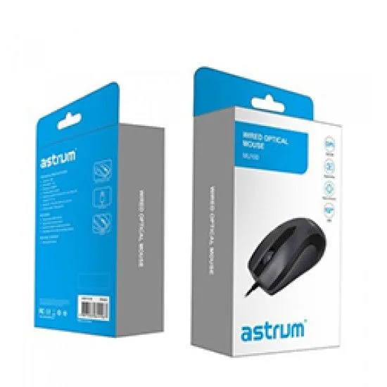 Astrum Mu110 Mouse USB Bk/Grey view 3