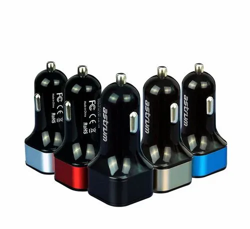 Astrum Cc340 Car Charger 4.8amp 2 USB Blue view 2