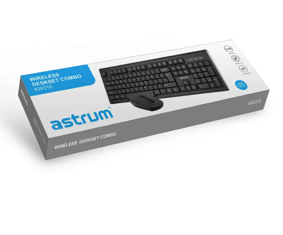 Astrum Mw220 Mouse Wireless 2.4ghz 1200dpi Grey view 5